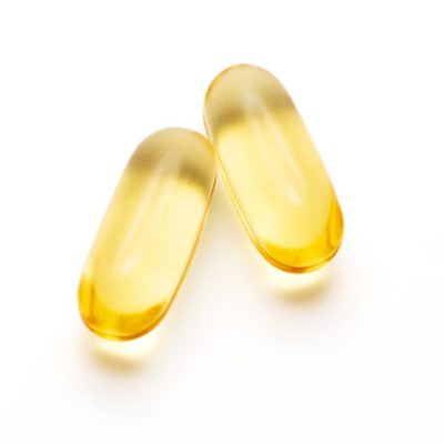 Dietary,Supplement,Oil,Capsules,On,A,White,Background,,Softgel,Capsules.